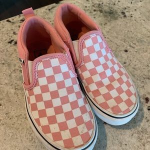 Girls size 12 checkered vans